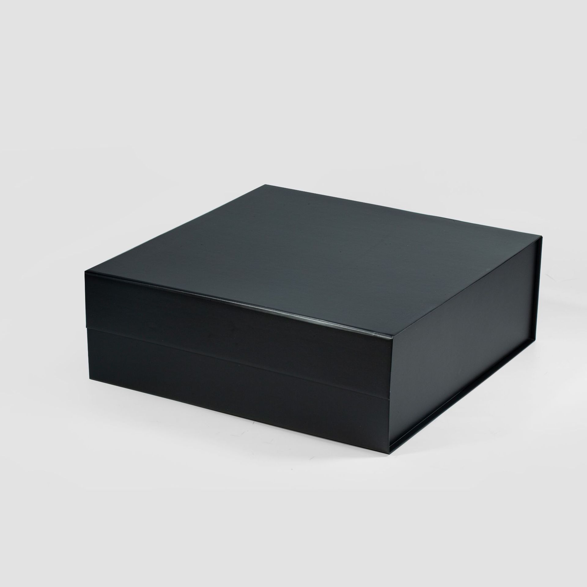 Matte black magnetic gift box