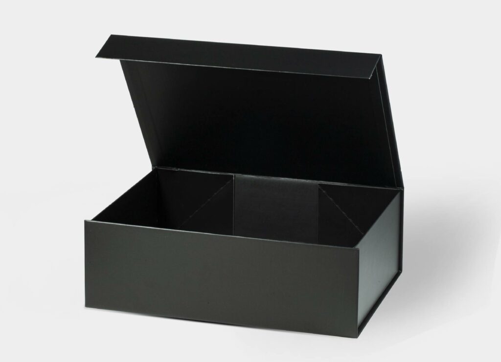 black magnetic gift box