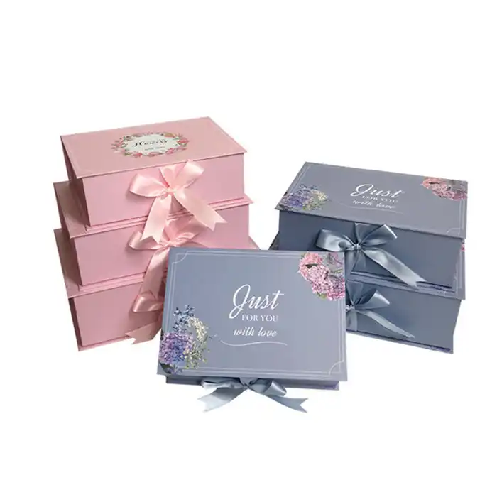 gift boxes with ribbon wholesale