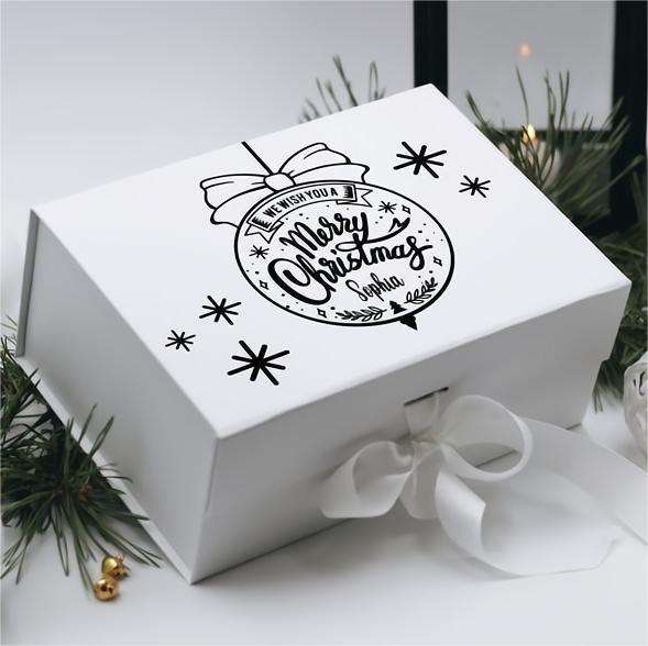 Custom Foldable Gift Boxes with Magnetic Closure Elegant Ribbon