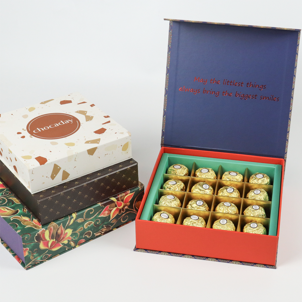 Magnetic Chocolate Gift Box with Insert