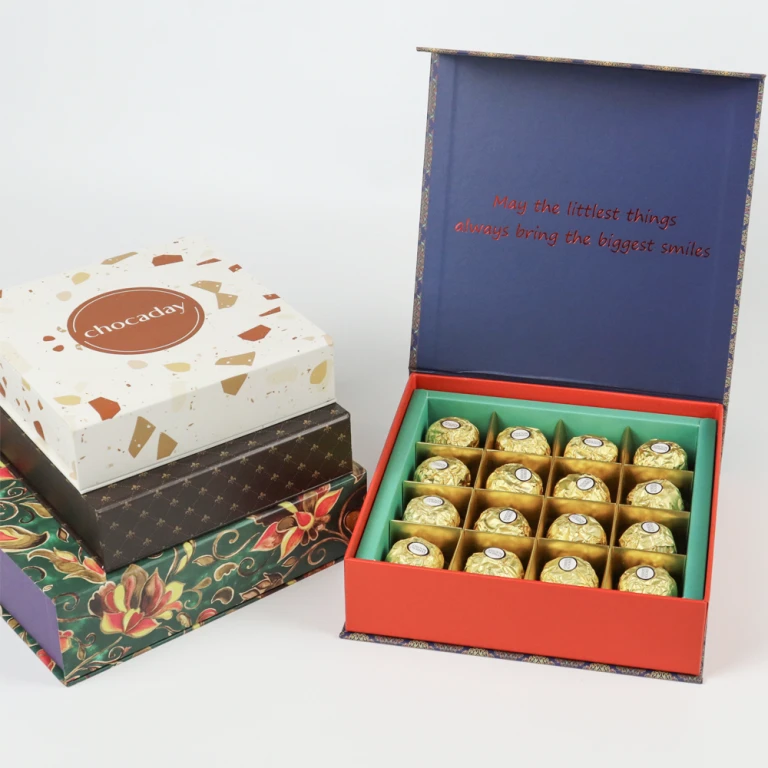 Magnetic Chocolate Gift Box with Insert