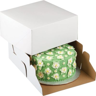Corrugated cake boxes